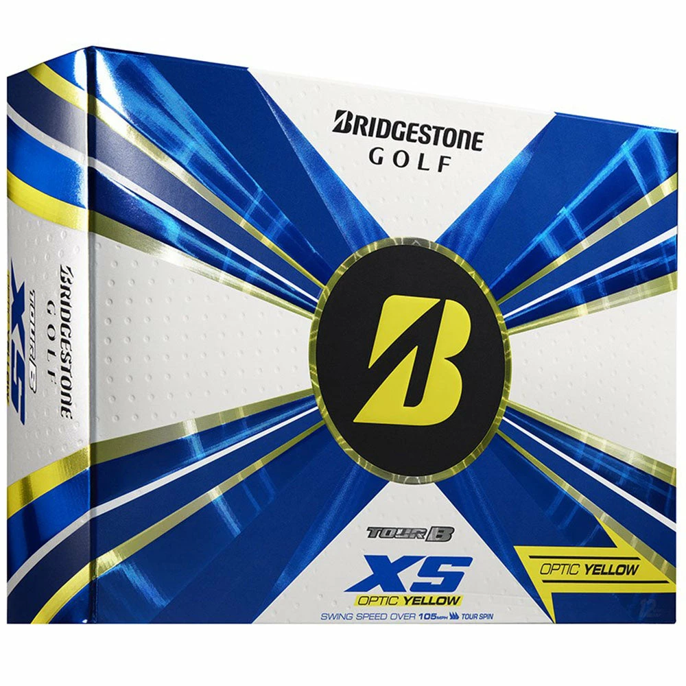 Bridgestone Tour B XS Golf Balls - Yellow - 12 Pack - Image 4
