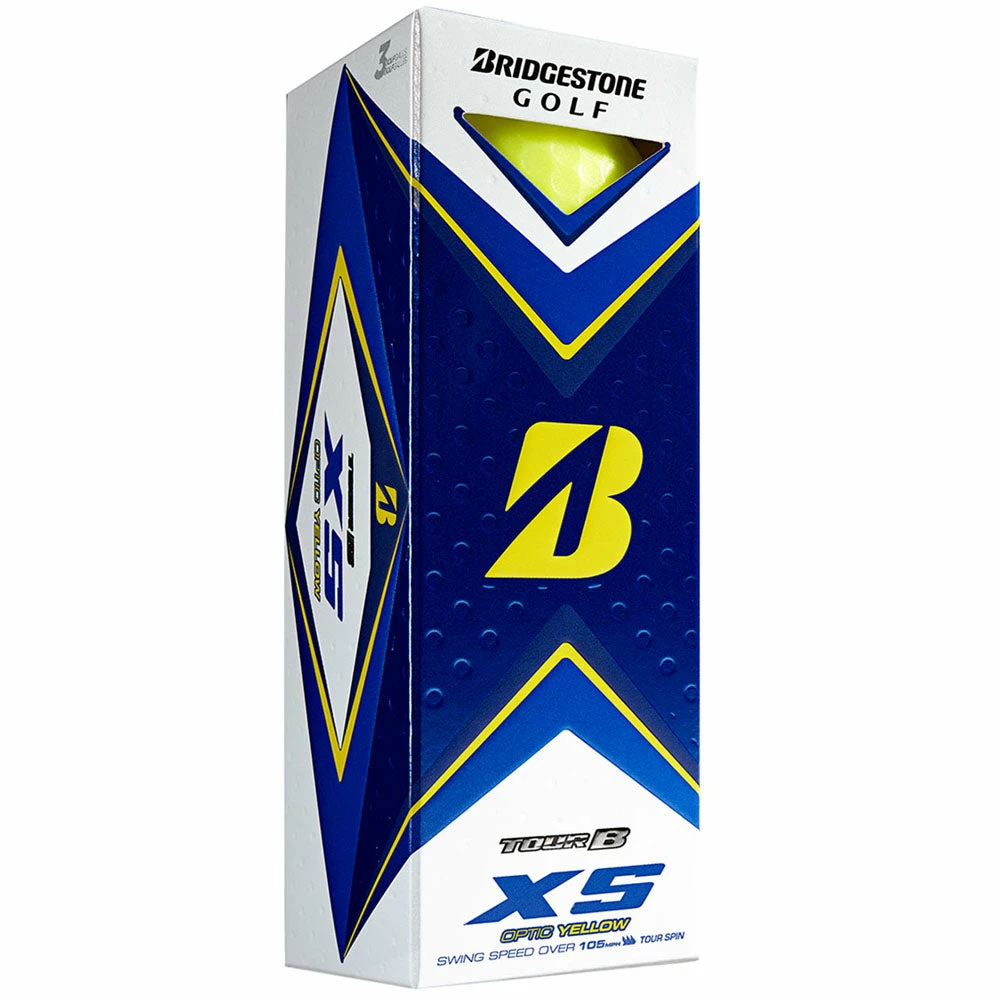 Bridgestone Tour B XS Golf Balls - Yellow - 12 Pack - Image 7