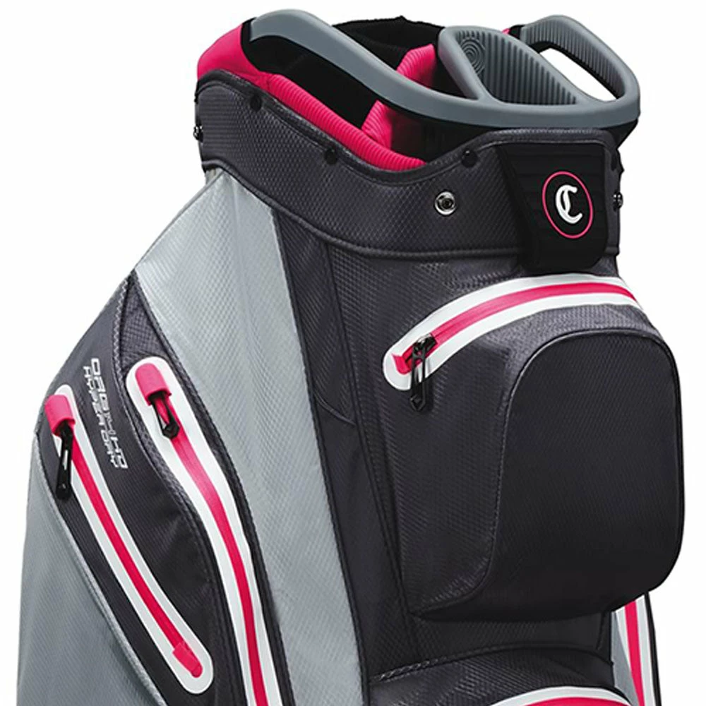 Callaway ORG 14 Hyper Dry Cart Bag - Charcoal/Silver/Pink - Image 2