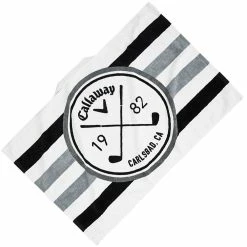 Callaway Tour Towel - White/Black/Charcoal