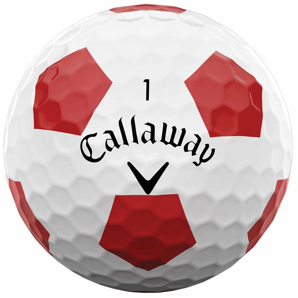 Callaway Chrome Soft Truvis Golf Balls - Red - 12 Pack - Image 2