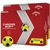 Callaway Chrome Soft Truvis Golf Balls - Yellow/Black - Double Dozen