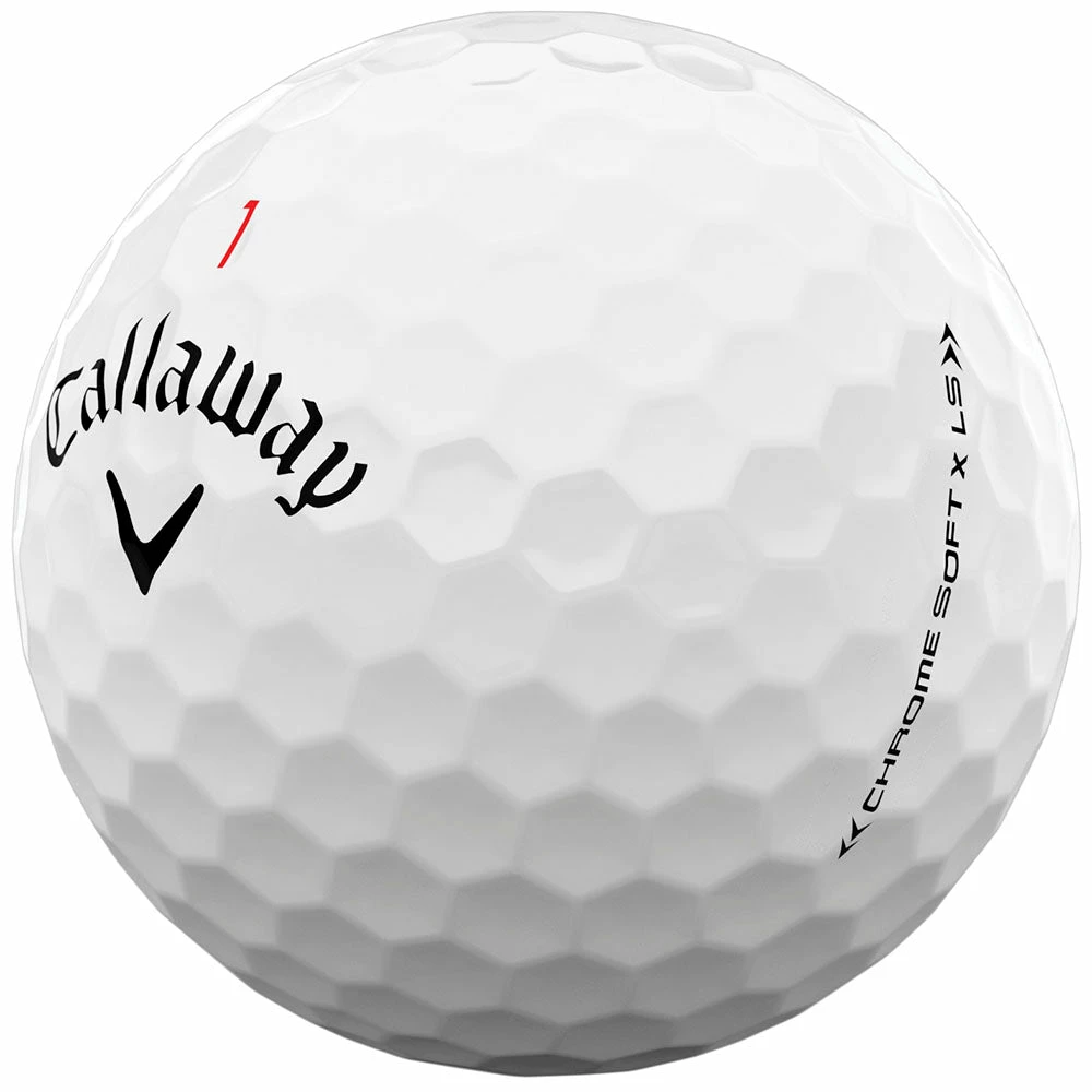 Callaway Chrome Soft X LS Golf Balls - White - 12 Pack - Image 2