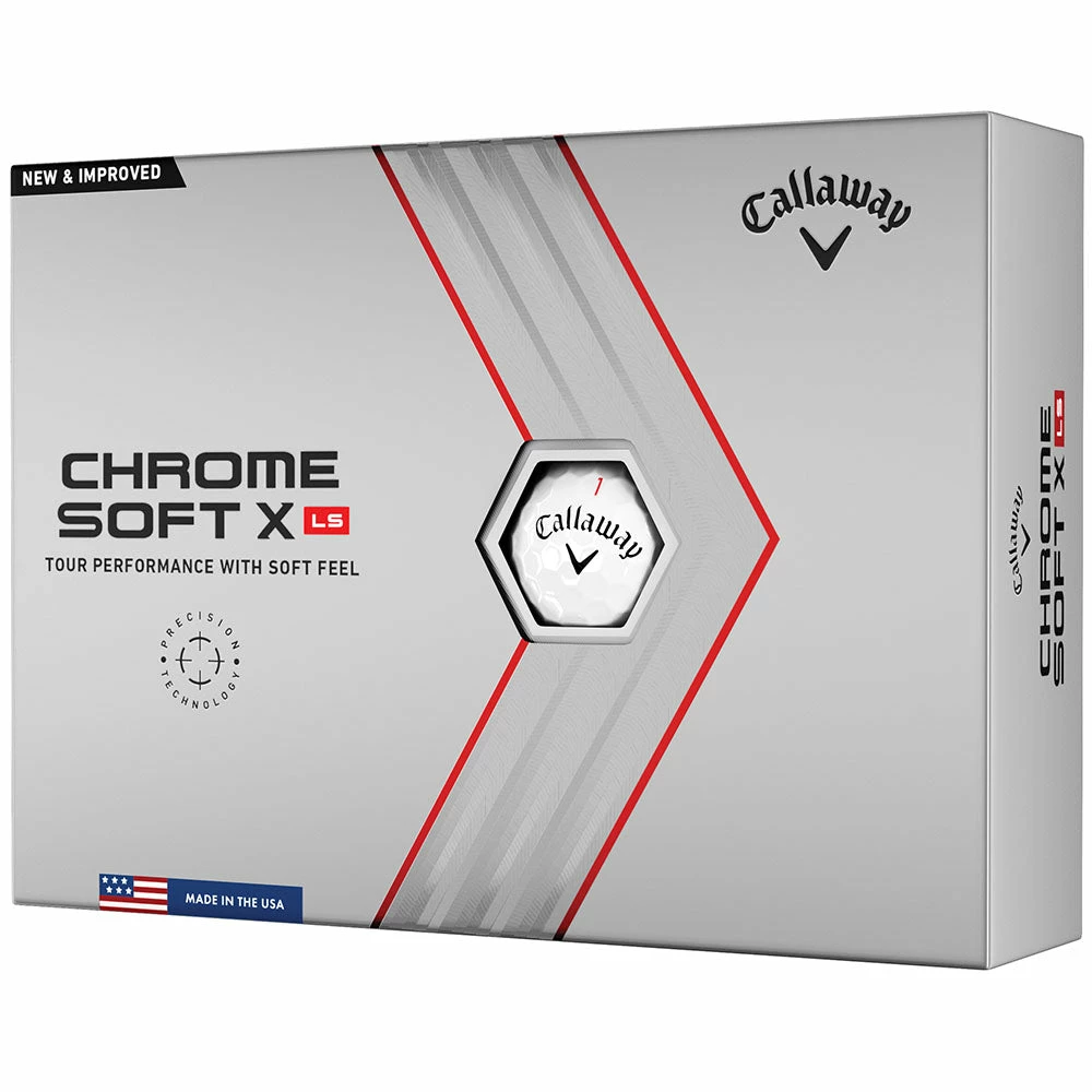 Callaway Chrome Soft X LS Golf Balls - White - 12 Pack - Image 6