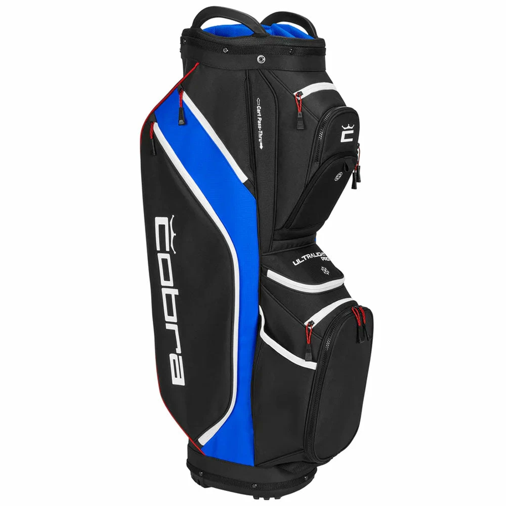 Cobra Ultralight Pro Cart Bag - Puma Black/Electric Blue - Image 3