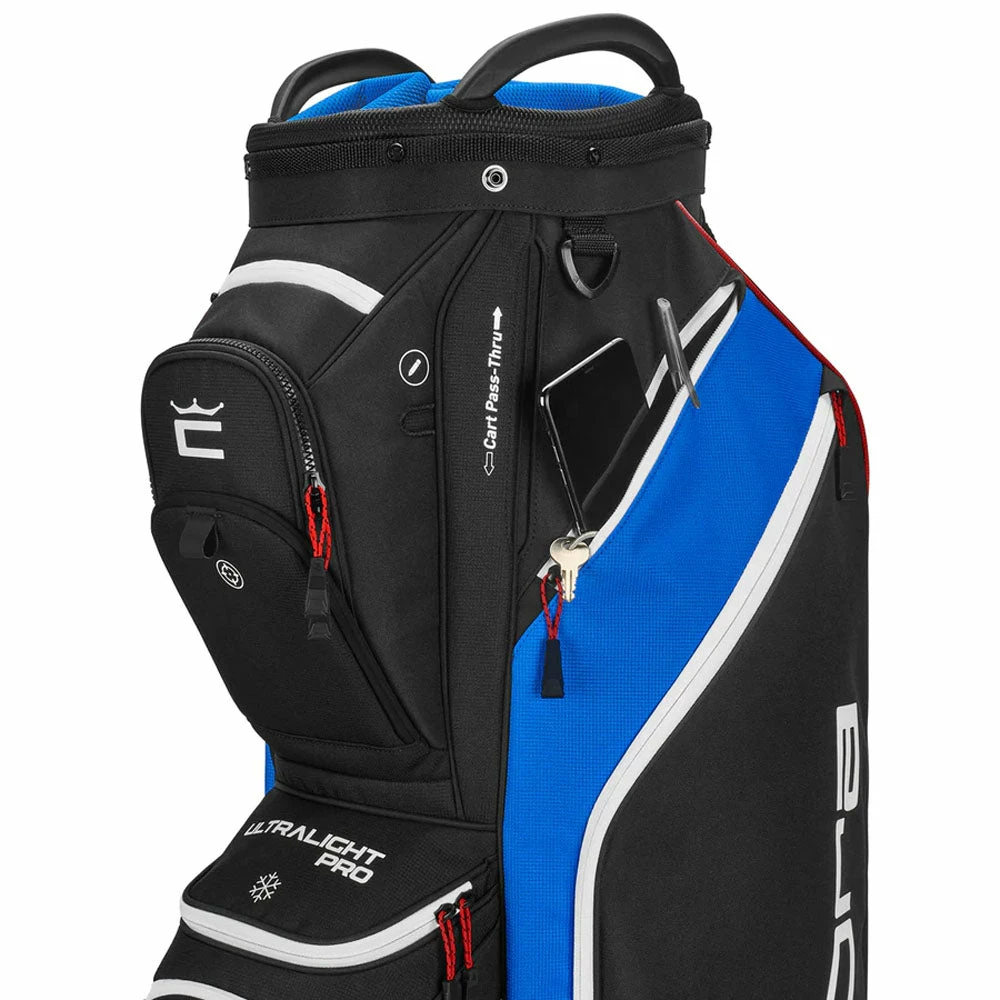 Cobra Ultralight Pro Cart Bag - Puma Black/Electric Blue - Image 5