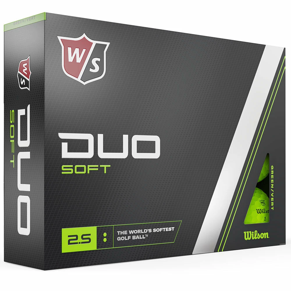 Wilson Staff Duo Soft Golf Balls - Green - 12 Pack - Image 4
