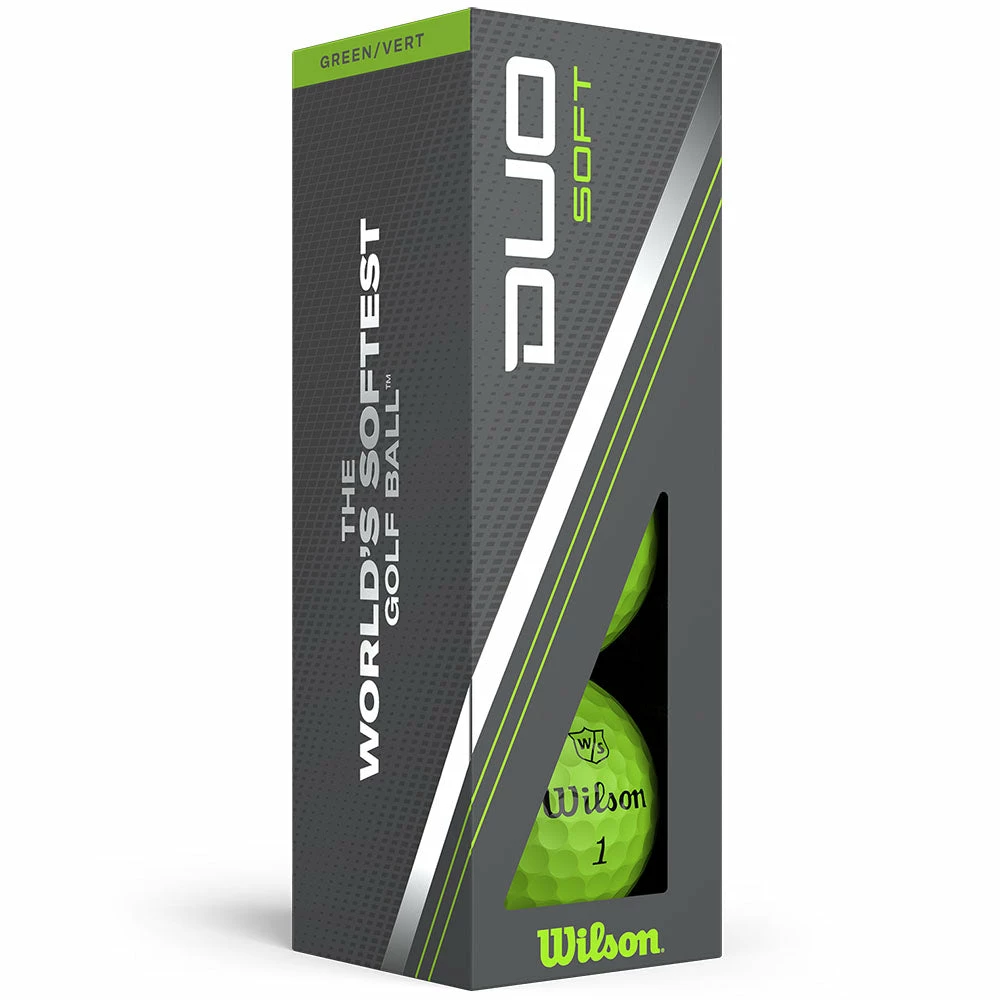 Wilson Staff Duo Soft Golf Balls - Green - 12 Pack - Image 3