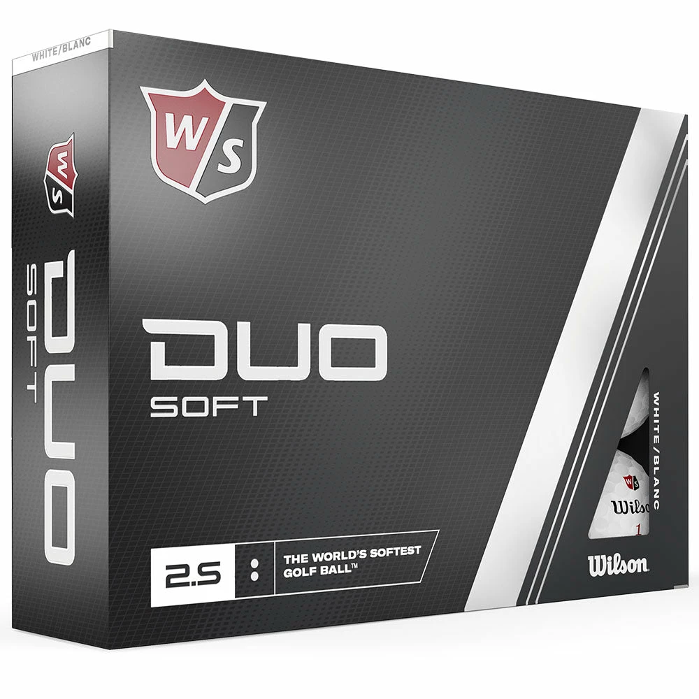 Wilson Staff Duo Soft Golf Balls - White - 12 Pack - Image 4