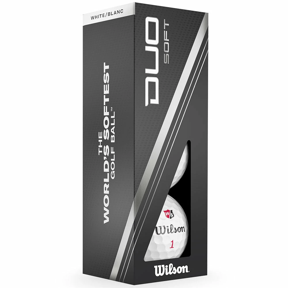 Wilson Staff Duo Soft Golf Balls - White - 12 Pack - Image 3
