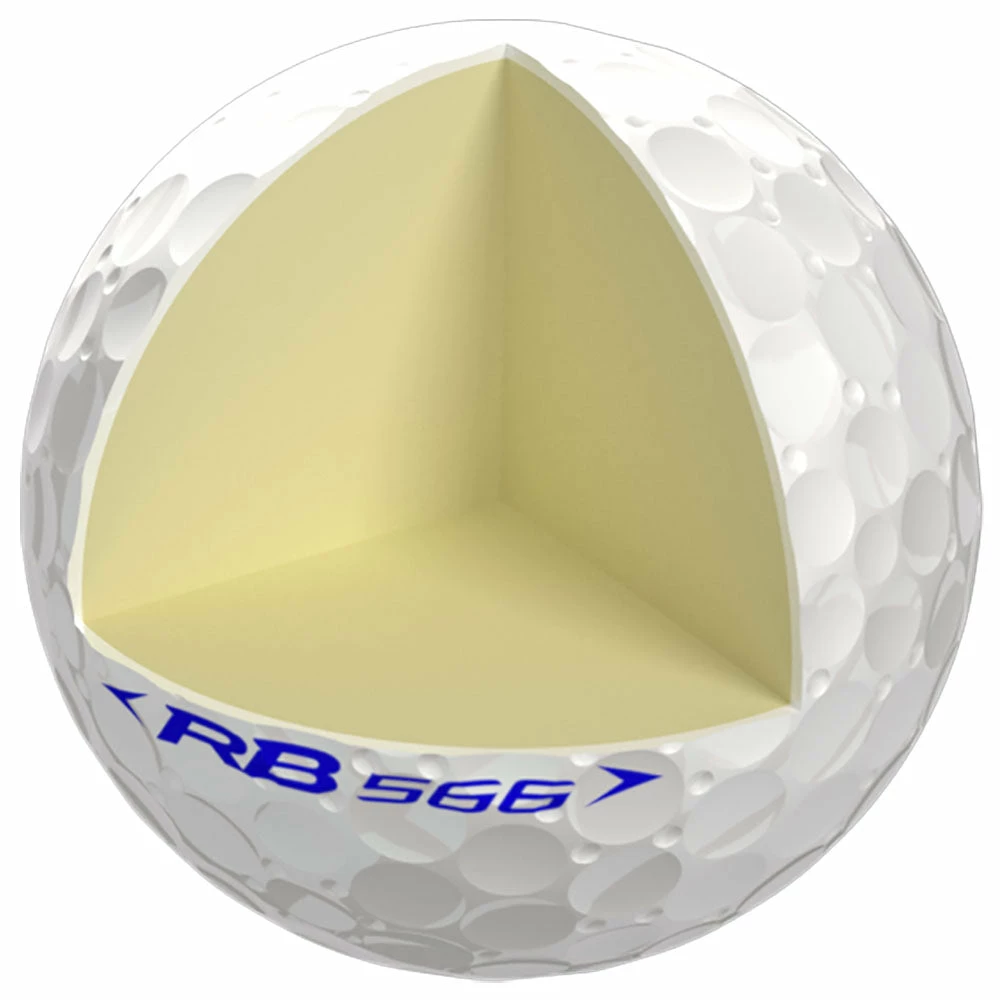 Mizuno RB 566 Golf Balls - White - 12 Pack - Image 3