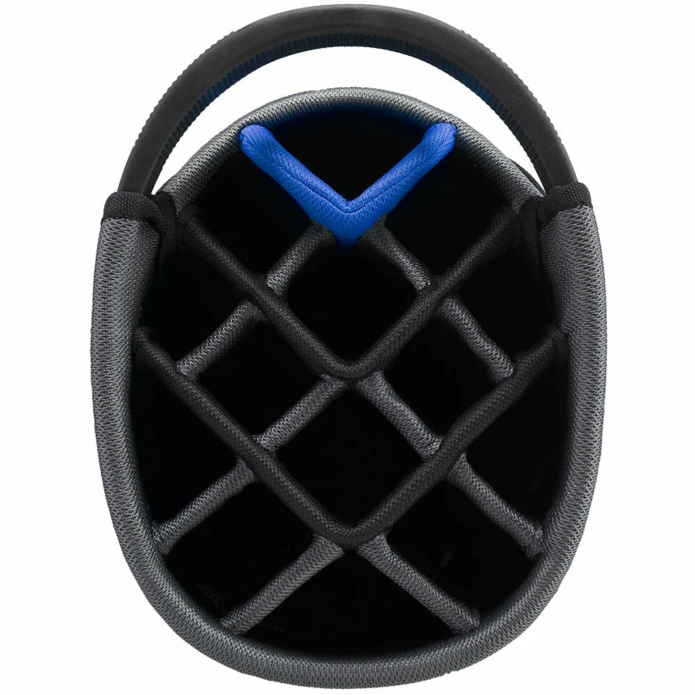PowaKaddy DLX-Lite Cart Bag - Gun Metal/Blue - Image 3