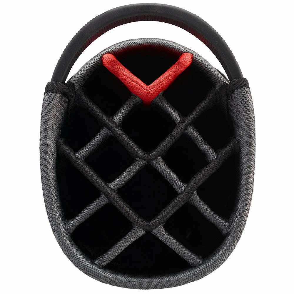 PowaKaddy DLX-Lite Cart Bag - Gun Metal/Red - Image 3