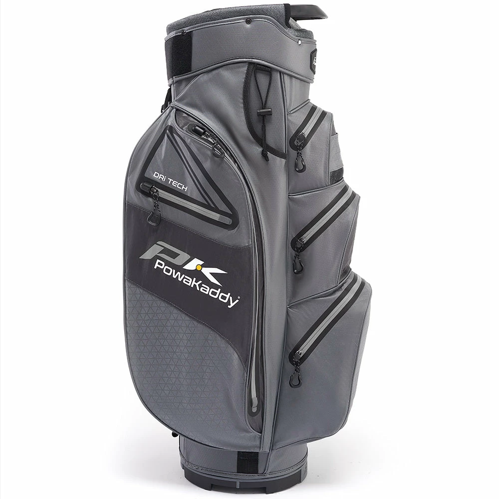 PowaKaddy Dri-Tech Cart Bag - Gun Metal/Black - Image 2