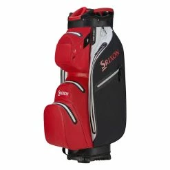 Srixon Waterproof Cart Bag - Red/ Black