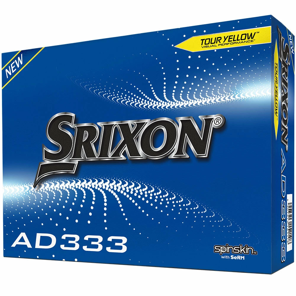 Srixon AD333 Golf Balls - Tour Yellow - 12 Pack - Image 4