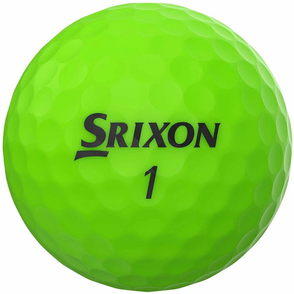 Srixon Soft Feel Golf Balls - Brite Green - 12 Pack - Image 2