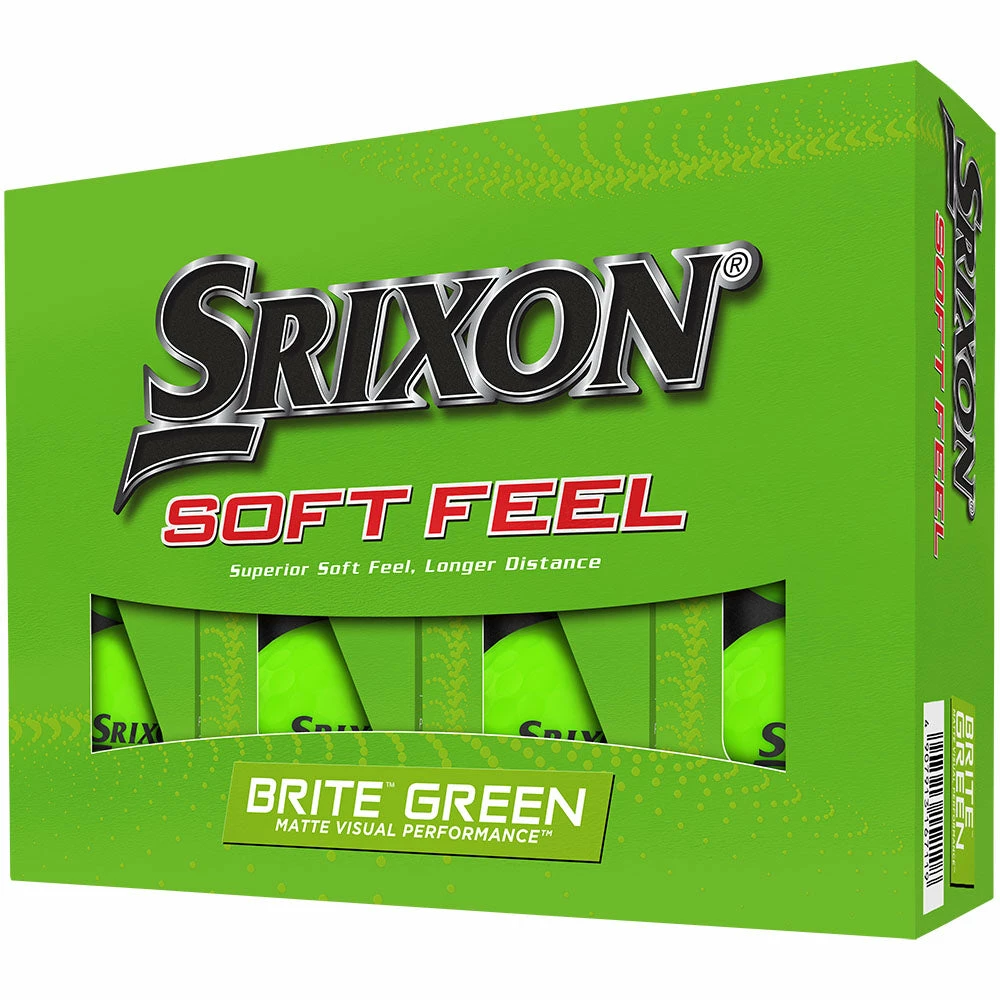 Srixon Soft Feel Golf Balls - Brite Green - 12 Pack - Image 4