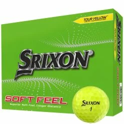 Srixon Soft Feel Golf Balls - Yellow -12 Pack