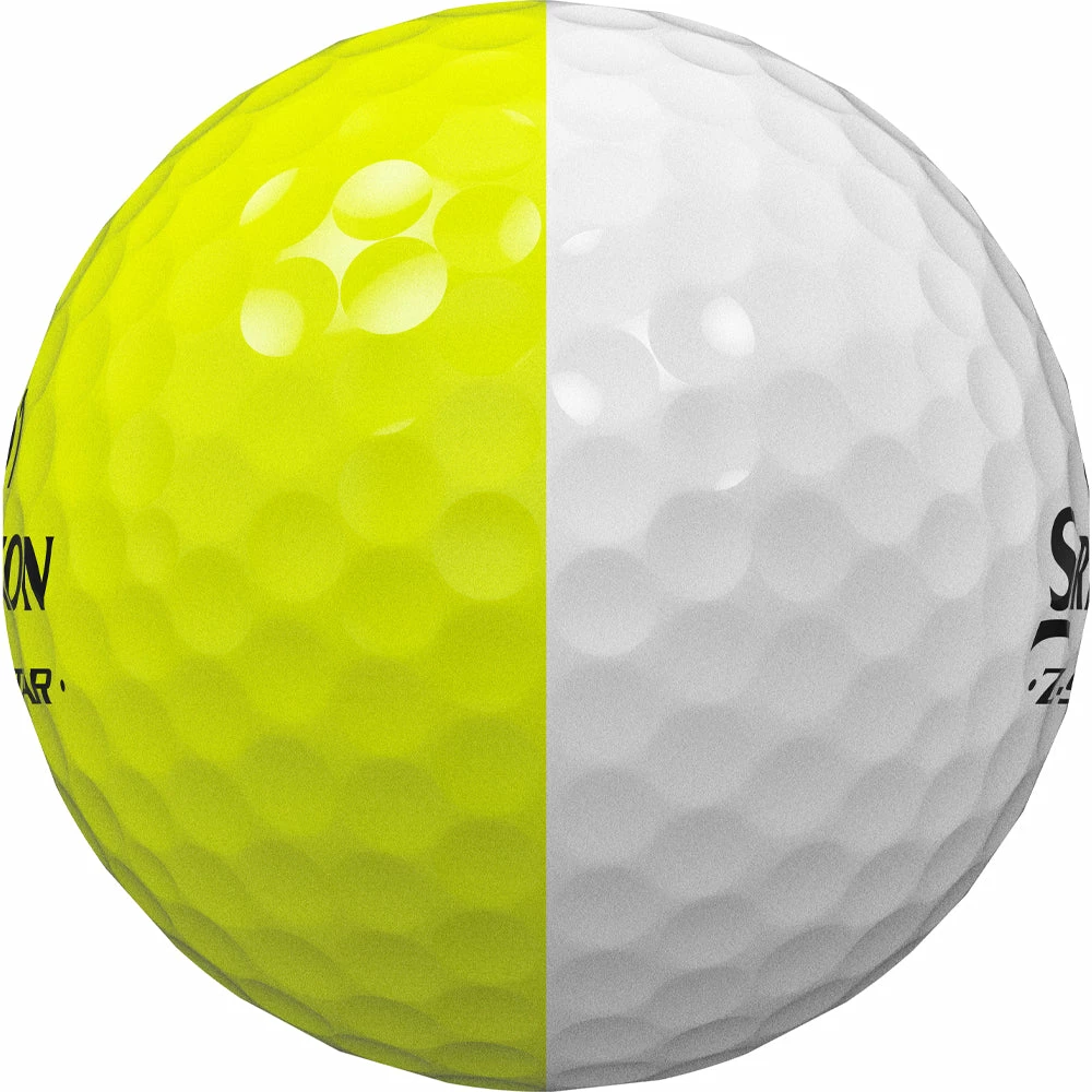 Srixon Z-Star Divide Golf Balls - White/Yellow - 12 Pack - Image 6