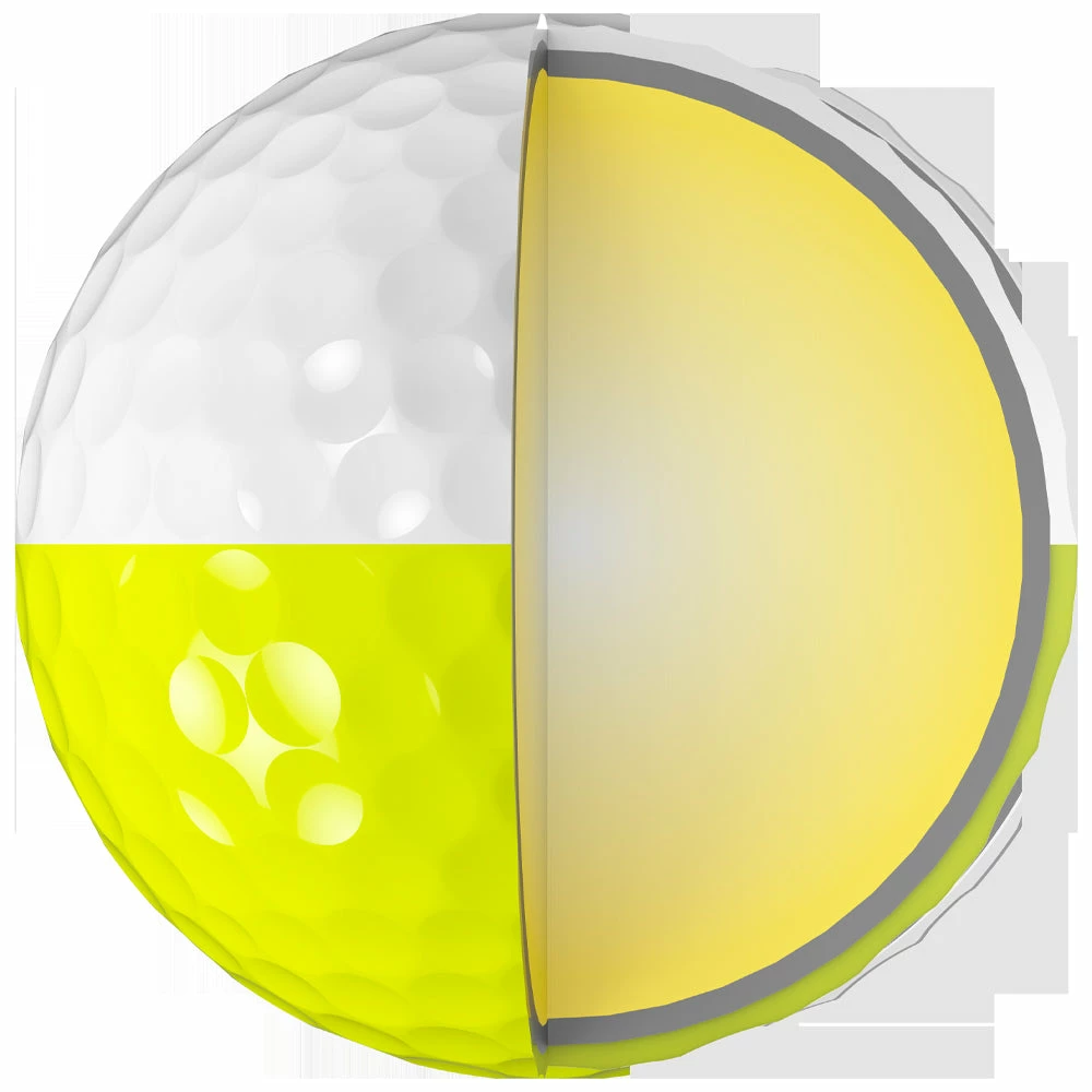 Srixon Z-Star Divide Golf Balls - White/Yellow - 12 Pack - Image 8