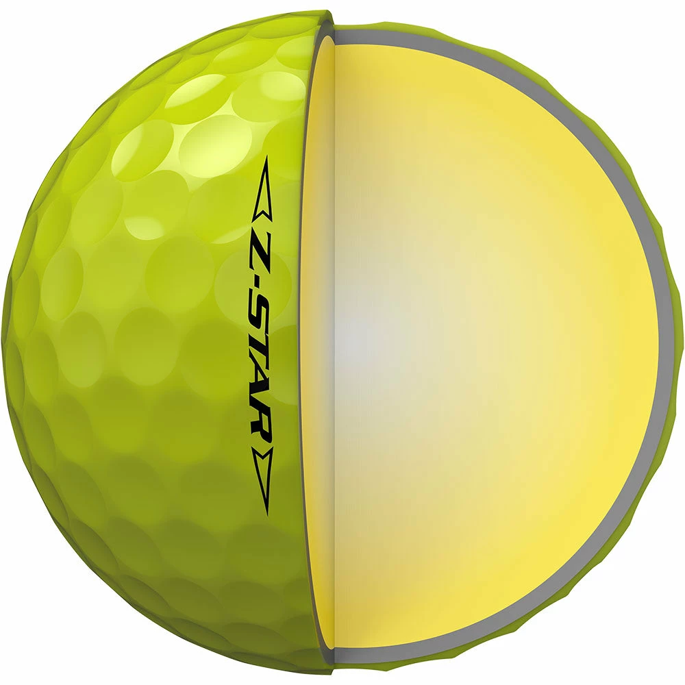 Srixon Z-Star Golf Balls - Yellow - 12 Pack - Image 3