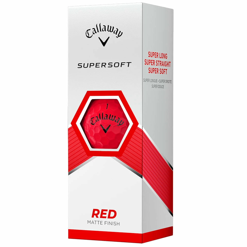 Callaway Supersoft Golf Balls - Red - 12 Pack - Image 5