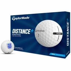 TaylorMade 3 Lions - Distance+ Golf Balls - 12 Pack