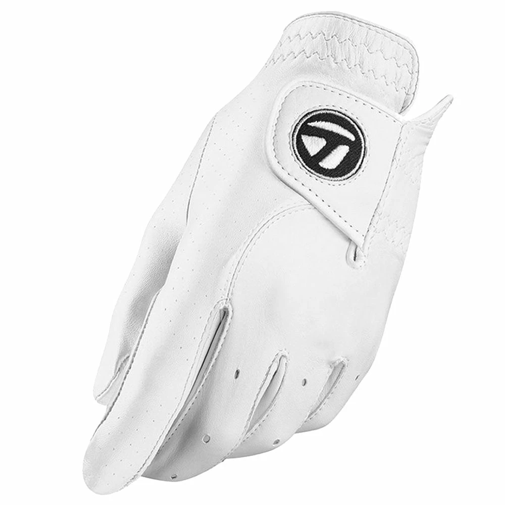 TaylorMade Tour Preferred Cabretta Leather Glove - Off White - Image 3
