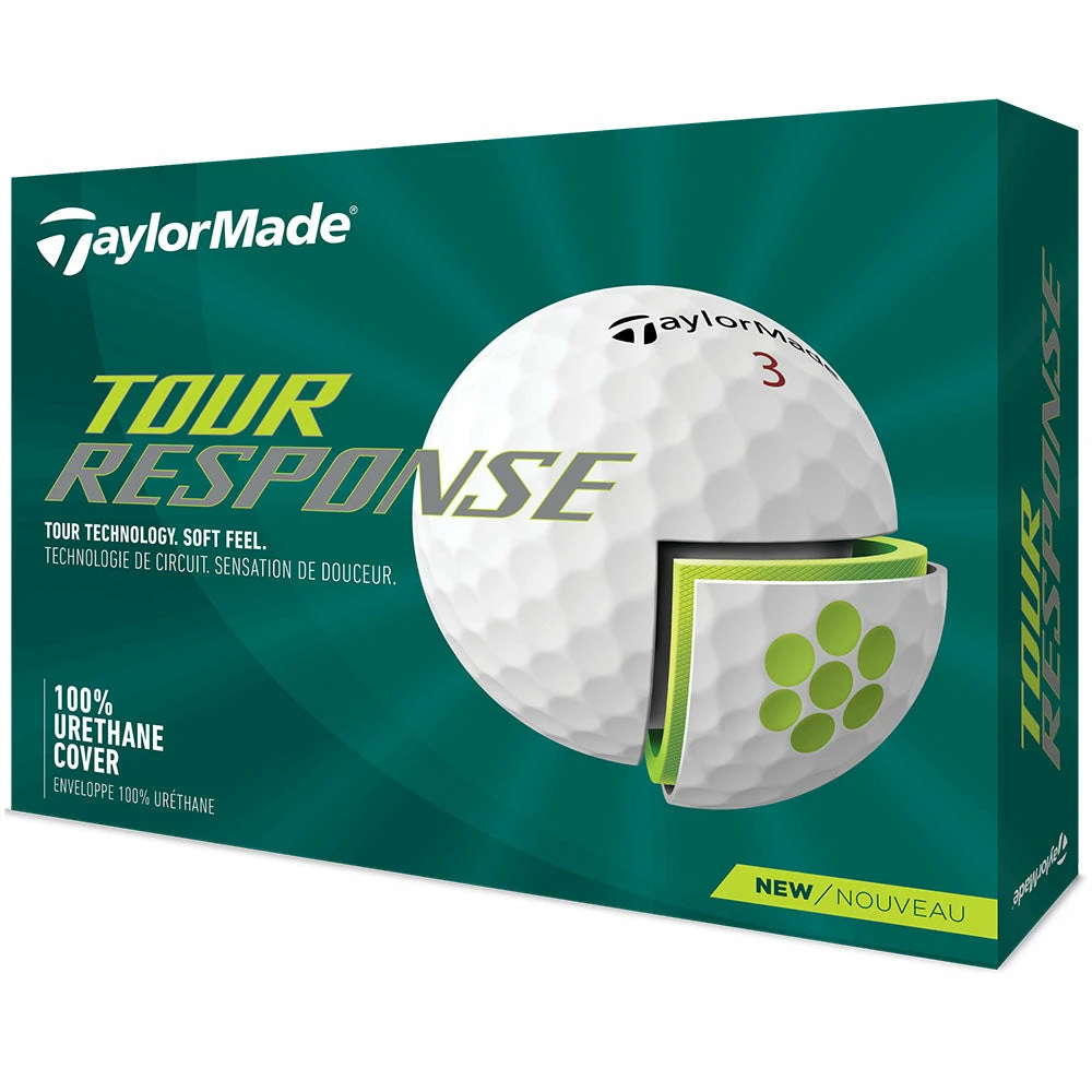 TaylorMade Tour Response Golf Balls - White - Double Dozen - Image 4