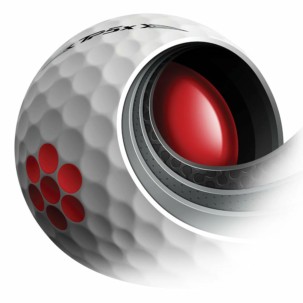 TaylorMade TP5x Golf Balls - White - 12 Pack - Image 6