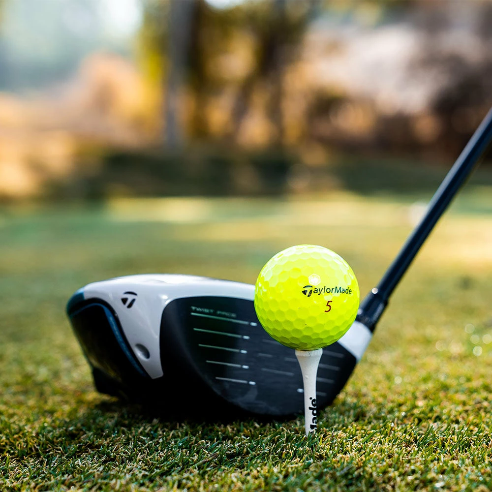 TaylorMade TP5x Golf Balls - Yellow - 12 Pack - Image 4