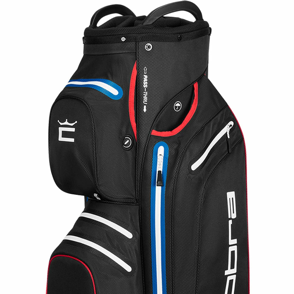 Cobra Ultradry Pro Cart Bag - Puma Black/Electric Blue - Image 5