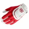Wilson Staff Fit All Mens Golf Glove - Red/White