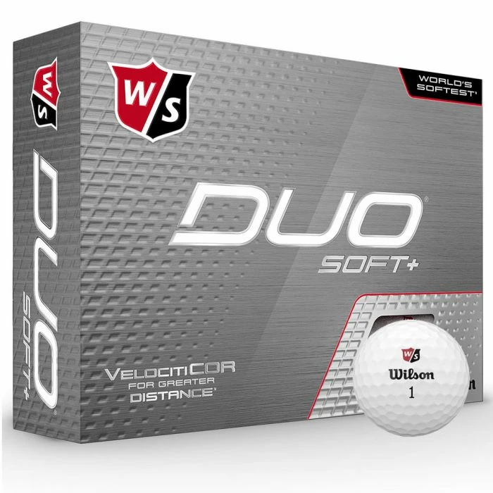 Wilson Staff DUO Soft+ Golf Balls - White - 12 Pack - Image 5
