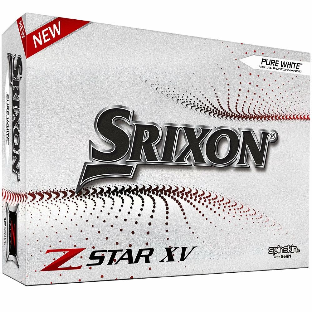 Srixon Z-Star XV 7 Golf Balls - Pure White - 12 Pack - Image 6